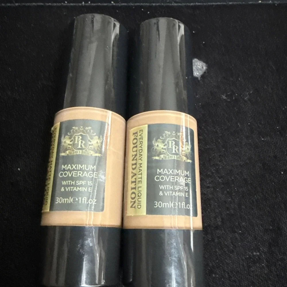 Foundation Baroque Royal  Lot (2) 1oz Ea.  SPF‎  15 And. E. 4228. Color 18